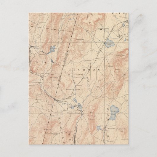 Carte Postale Pittsfield, Massachusetts (Devant)