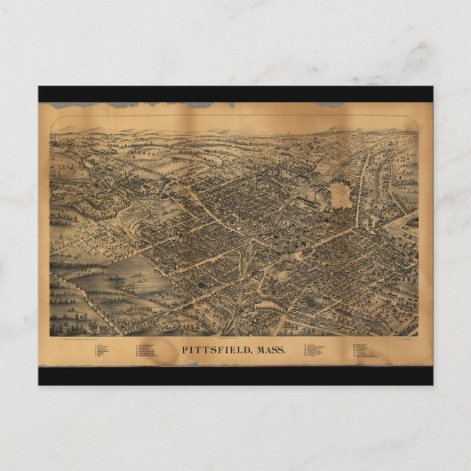 Carte Postale Pittsfield Massachusetts (1899) (Devant)