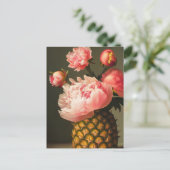 Carte Postale Pivoines et Ananas (Debout devant)