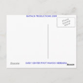 CARTE POSTALE PIVOTS (Dos)