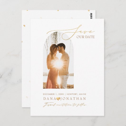 Carte Postale PixDezines do-it-yourself cadre Arc couleur Enregi (Devant / Derrière)