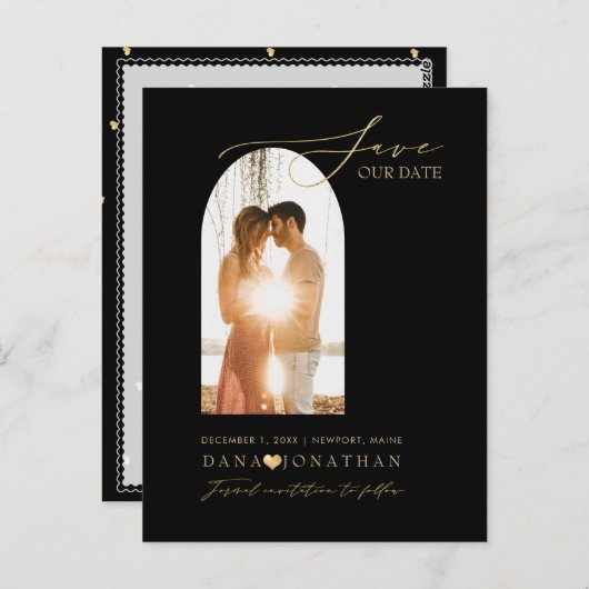 Carte Postale PixDezines do-it-yourself couleur Arch Frame Minim (Devant / Derrière)
