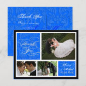 Carte Postale PixDezines do-it-yourself couleur/Damask Photos Me (Devant / Derrière)