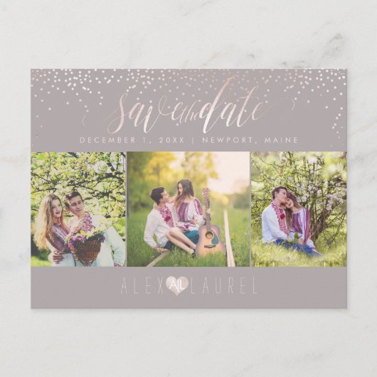 Carte Postale PixDezines do-it-yourself/Enregistrer la date/la c (Devant)