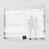 Carte Postale PixDezines Enregistrer la date/Platinum+Aqua (Dos)