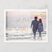 Carte Postale PixDezines Enregistrer le script manuscrit date/Co (Devant)