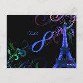 Carte Postale PixDezines la tour eiffel/paris (Dos)