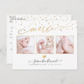 Carte Postale PixDezines les Étoiles D'or Remerciements (Devant / Derrière)