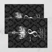 Carte Postale PixDezines Lustre blanc+do-it-yourself couleur arr (Devant / Derrière)