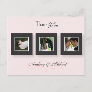 Carte Postale PixDezines Photos de remerciement de mariage / DIY