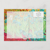 Carte Postale PixDezines Van Gogh iris/st. remy (Dos)