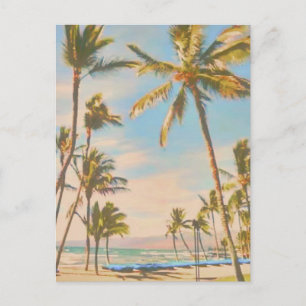 Carte Postale PixDezines vintage hawaiian beach