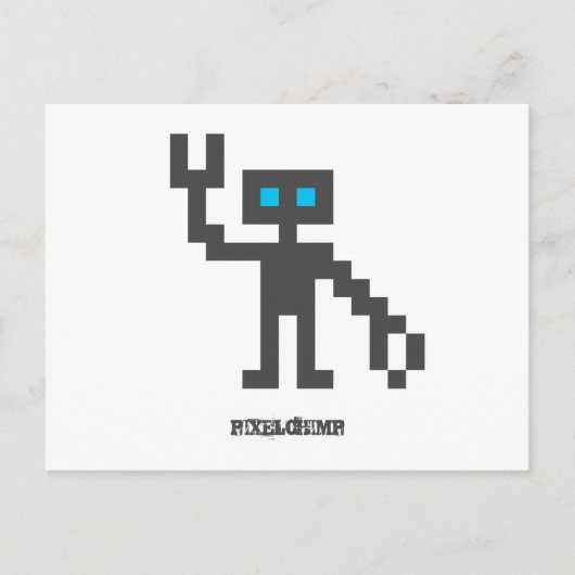 Carte Postale Pixel_Robot (Devant)