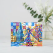 Carte Postale Pixellit 2D Game Art Bordeaux (Debout devant)