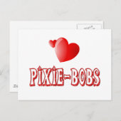 Carte Postale Pixie-Bob Love (Devant / Derrière)