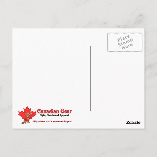 Carte postale Pixie Canada (Dos)