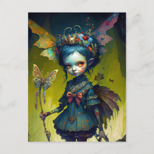 Carte Postale Pixie Imaginaire Grumpy Fairy
