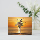 Carte postale Pixie Lanterne (Debout devant)