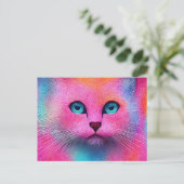 Carte Postale "Pixie" les yeux bleus (Debout devant)