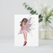 Carte Postale Pixie rose 3D 2 (Debout devant)