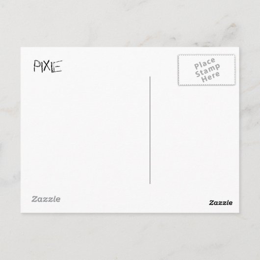 Carte Postale Pixie vers le haut (Dos)