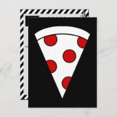 Carte Postale pizza (Devant / Derrière)