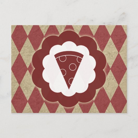 Carte Postale pizza (Devant)
