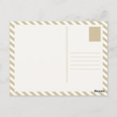 Carte Postale pizza (Dos)