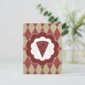 Carte Postale pizza (Debout devant)