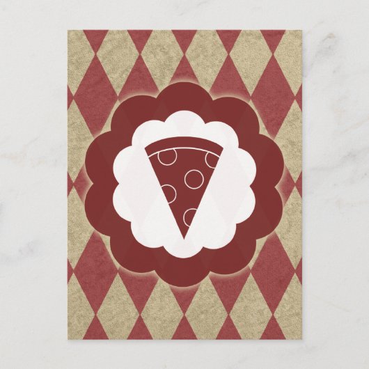 Carte Postale pizza (Devant)