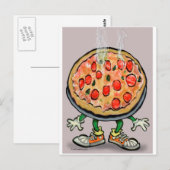 Carte Postale Pizza (Devant / Derrière)