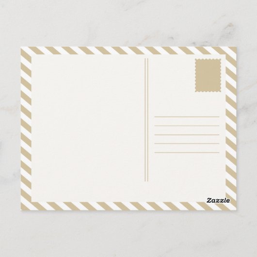 Carte Postale pizza (Dos)