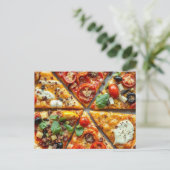 Carte Postale Pizza (Debout devant)
