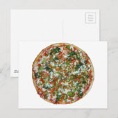 Carte Postale pizza (Devant / Derrière)