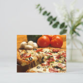 Carte Postale Pizza (Debout devant)