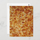Carte Postale Pizza au fromage (Devant / Derrière)