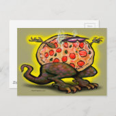 Carte Postale Pizza Beast (Devant / Derrière)
