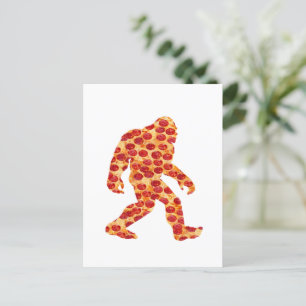 Carte Postale Pizza Bigfoot