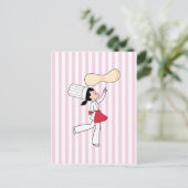 Carte Postale Pizza Chef Art (Debout devant)