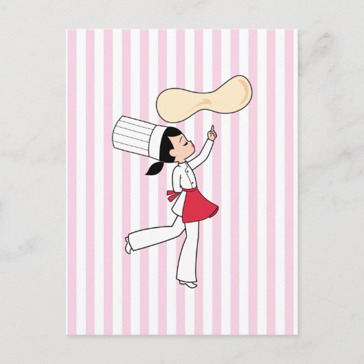 Carte Postale Pizza Chef Art (Devant)