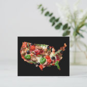 Carte Postale Pizza des Etats-Unis (Debout devant)
