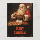 Carte Postale Pizza du Père Noël (Devant)