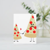 Carte Postale pizza fête des pères (Debout devant)