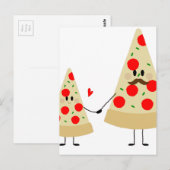 Carte Postale pizza fête des pères (Devant / Derrière)