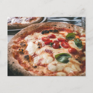 Carte Postale Pizza napoletana italienne