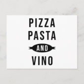 Carte Postale Pizza Pasta Vino (Devant)