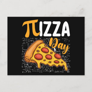 Carte Postale Pizza Pi Day Mathématiques Amateurs