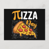 Carte Postale Pizza Pi Day Mathématiques Amateurs (Devant)