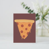 Carte Postale Pizza Slice (Debout devant)