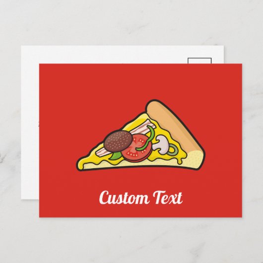 Carte postale Pizza slice (Devant / Derrière)